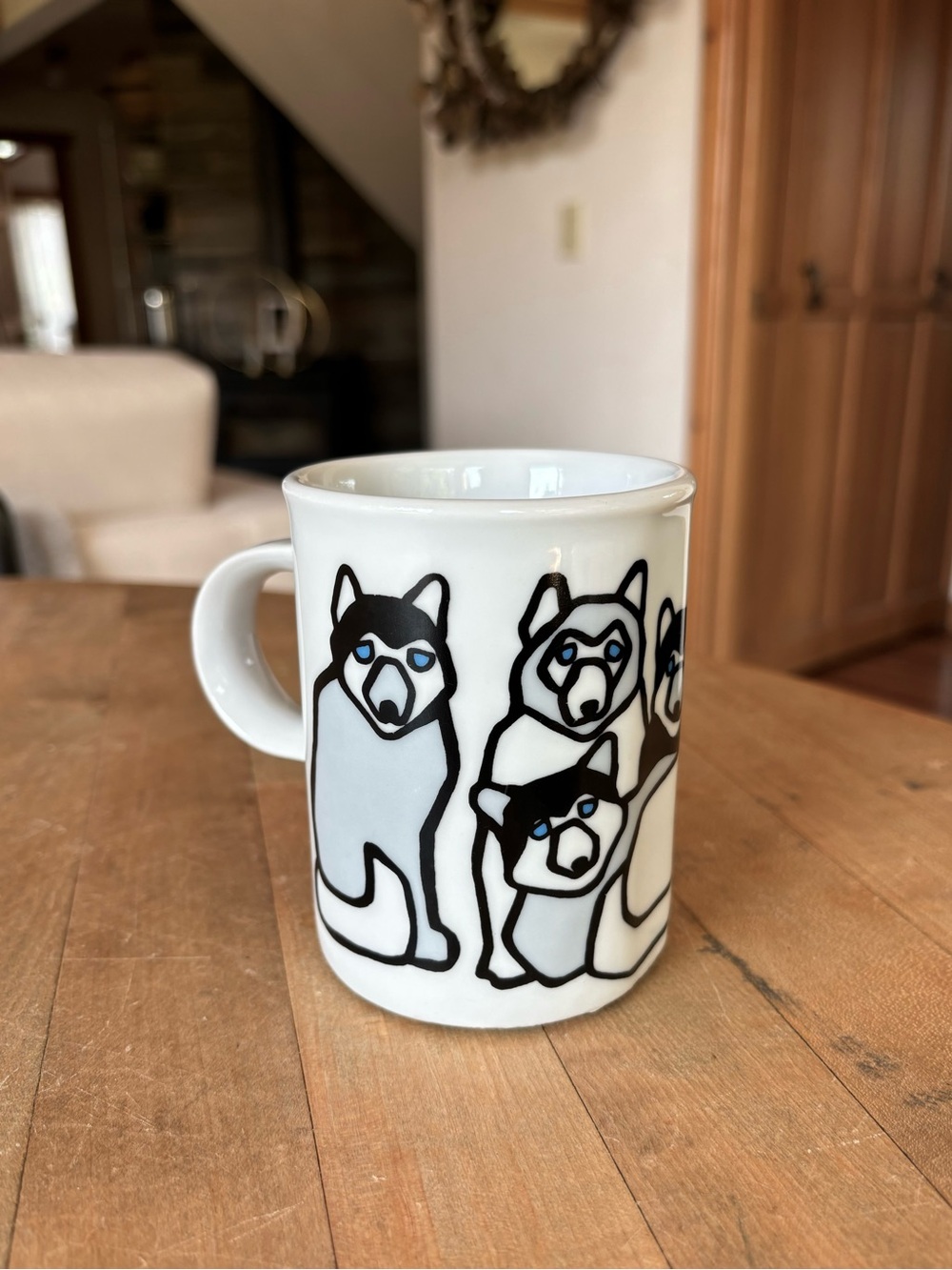 Vintage Husky Mug